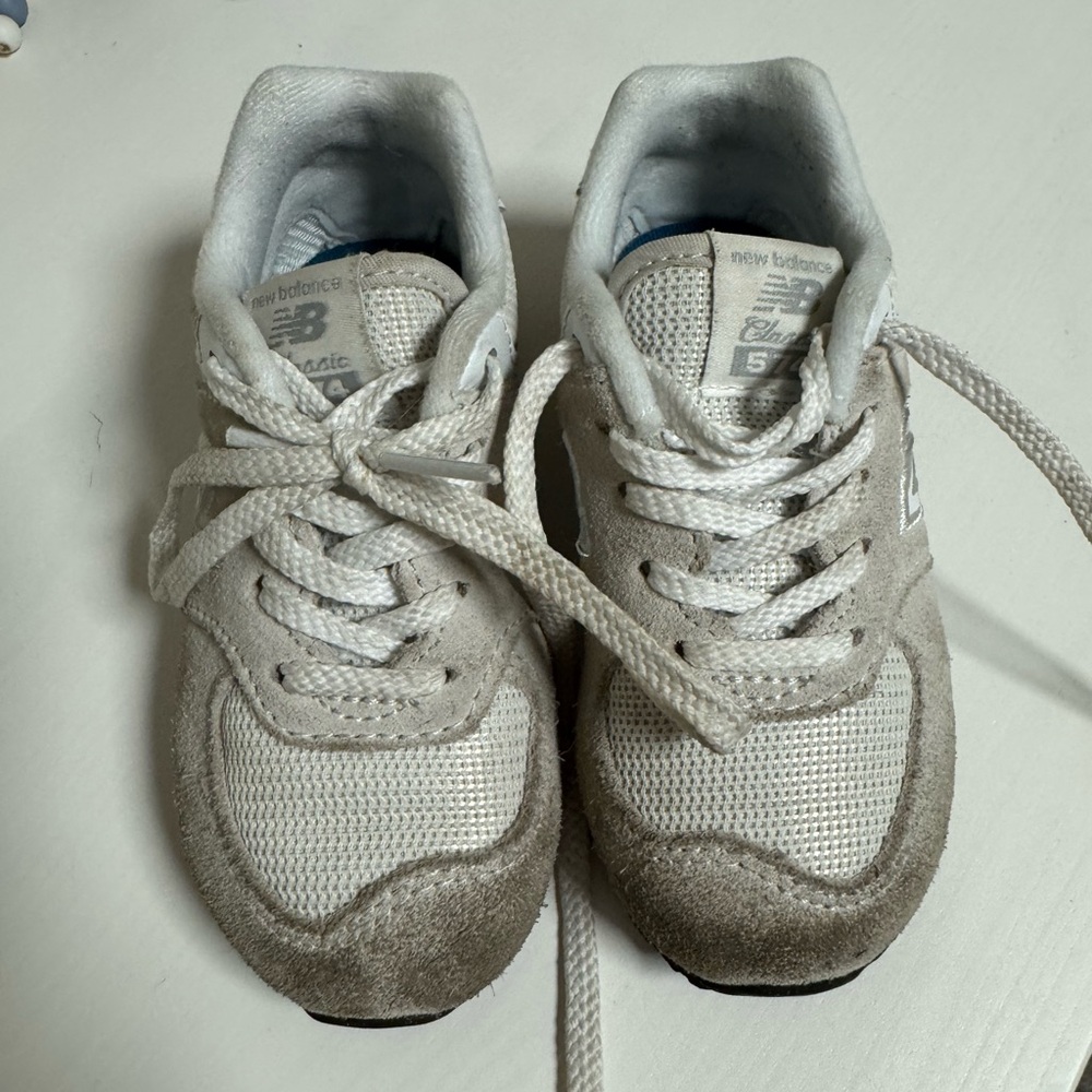 New Balance Kids' Sneakers - White and Gray